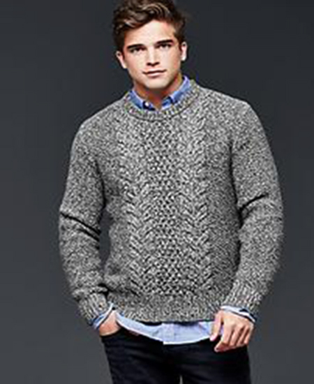 mans sweater